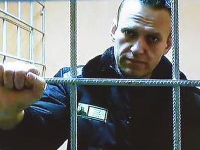 Алексей Навальный в тюрьме. Фото: t.me/navalny